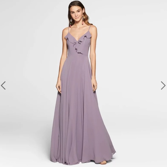 EVENING COLLECTIVE | ruffle front dress - Picture 1 of 4